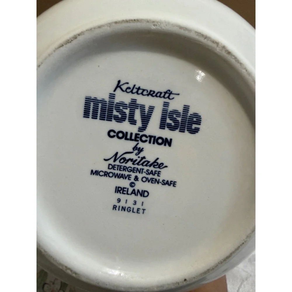 Noritake Keltcraft Misty Isle Ringlet 9131 Coffee Pot Tea Server Ireland Floral